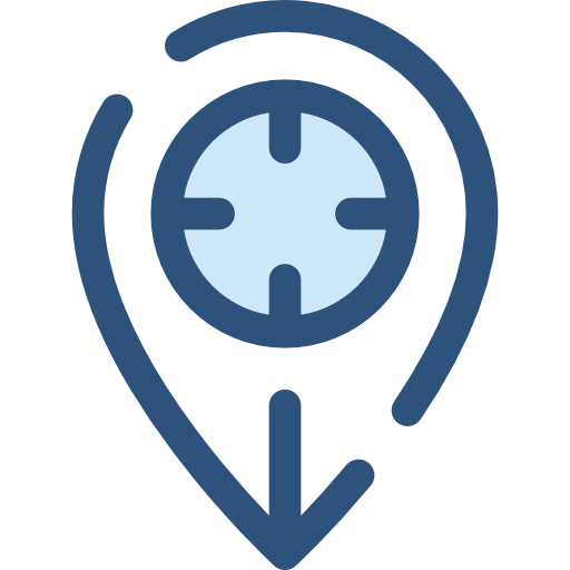 표적 Monochrome Blue icon