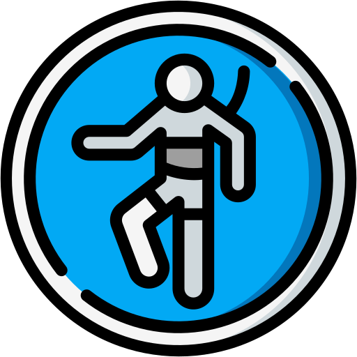Safety harness Basic Miscellany Lineal Color icon