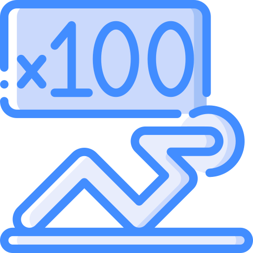 Workout Basic Miscellany Blue icon