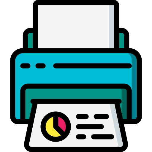 Printer Basic Miscellany Lineal Color icon