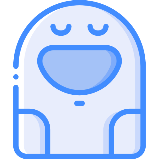 glimlach Basic Miscellany Blue icoon