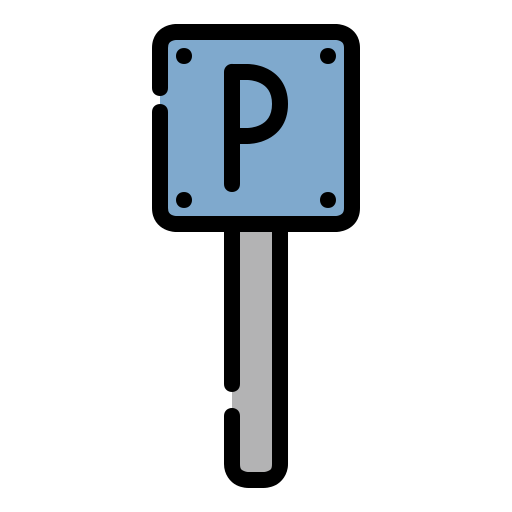 parkplatz Generic Outline Color icon