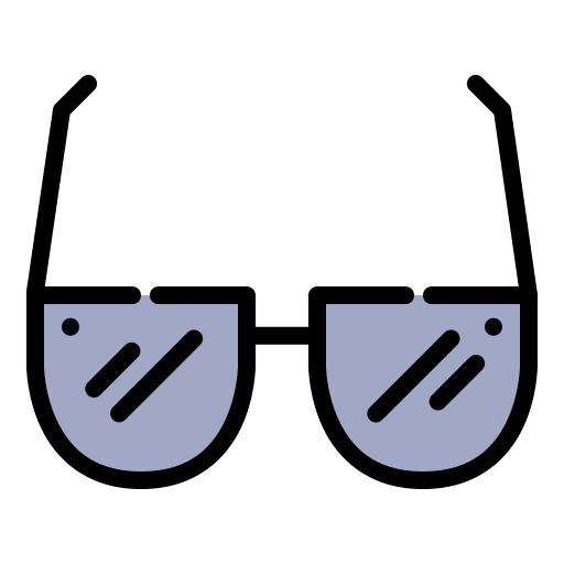 sonnenbrille Generic Outline Color icon