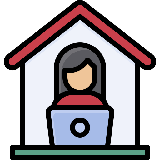 Work from home Generic Outline Color icon