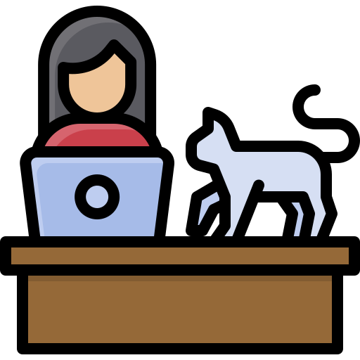 Teleworking Generic Outline Color icon