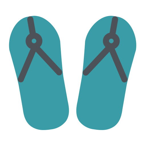 slippers Generic Flat icoon