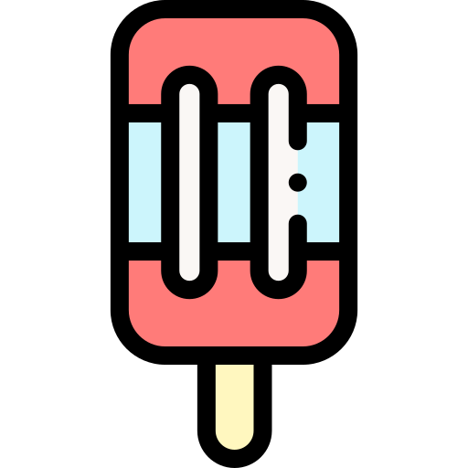 popsicle Detailed Rounded Lineal color Icône