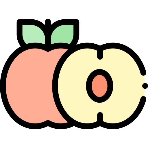 Peach Detailed Rounded Lineal color icon