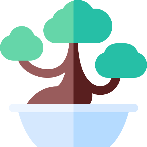 Bonsai Basic Rounded Flat icon