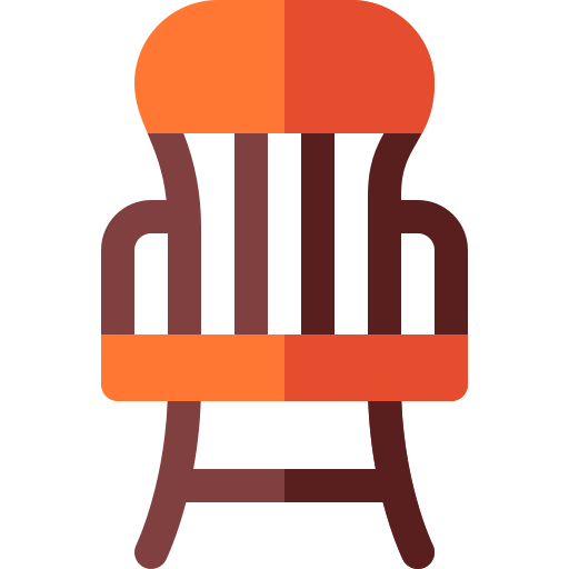 silla Basic Rounded Flat icono