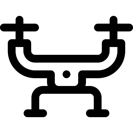 drone Basic Rounded Lineal icoon