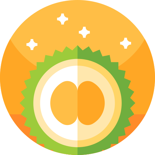 durian Geometric Flat Circular Flat icona