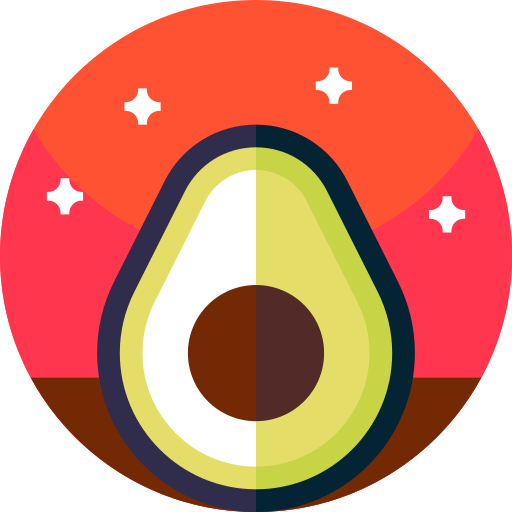 avocado Geometric Flat Circular Flat icona