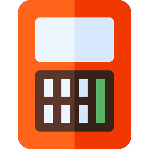 calculadora Basic Rounded Flat icono
