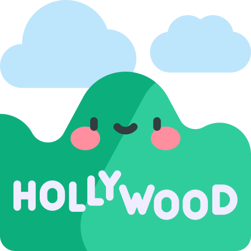 Hollywood Kawaii Flat icon