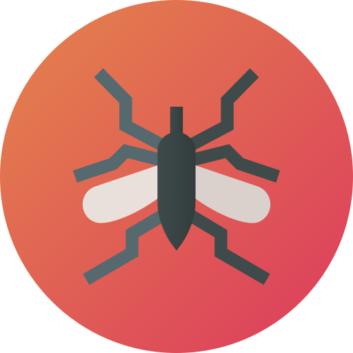 蚊 Flat Circular Gradient icon