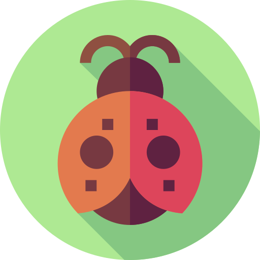 Ladybug Flat Circular Flat icon