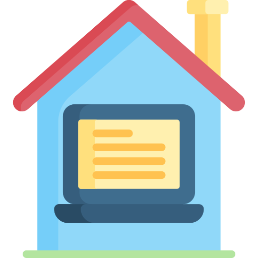 Work from home Special Flat icon