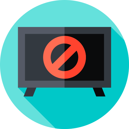 Tv Flat Circular Flat icon