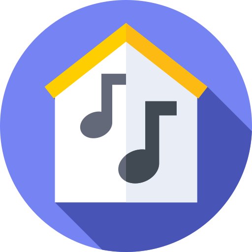 音楽 Flat Circular Flat icon