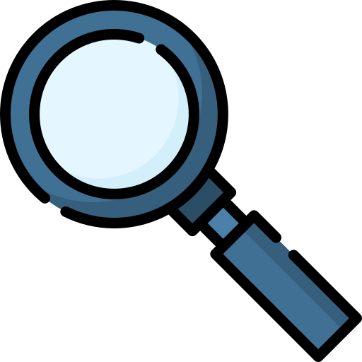 Magnifying glass Special Lineal color icon