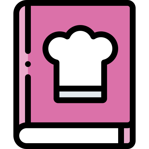 Recipe book Detailed Rounded Lineal color icon