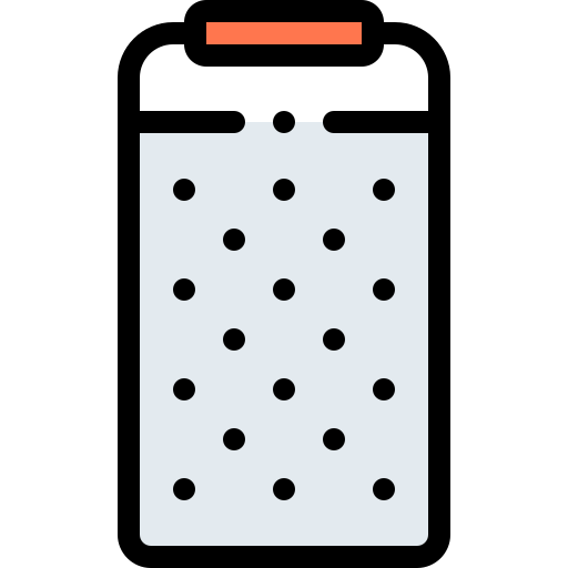 Cheese grater Detailed Rounded Lineal color icon