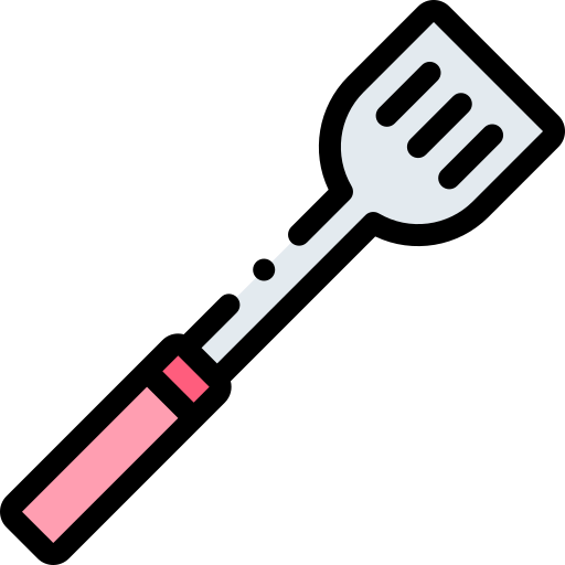 Spatula Detailed Rounded Lineal color icon