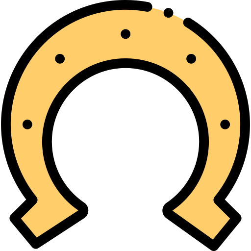 Horseshoe Detailed Rounded Lineal color icon