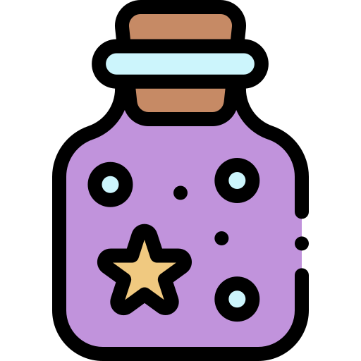 Potion Detailed Rounded Lineal color icon