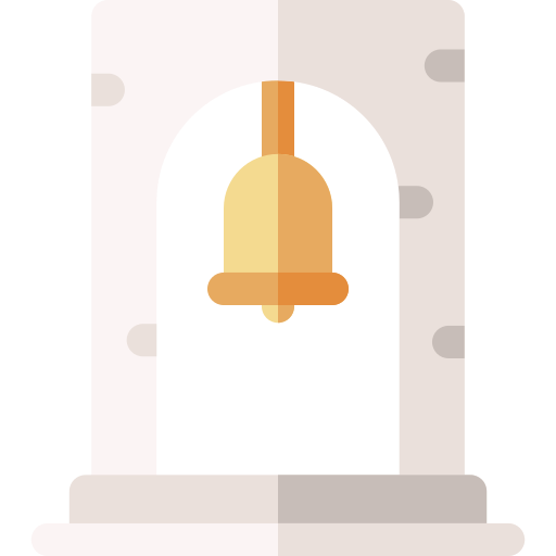 Bell tower Basic Rounded Flat icon