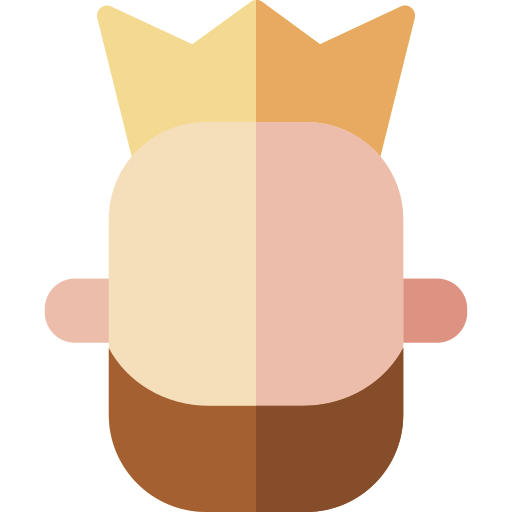 król Basic Rounded Flat ikona