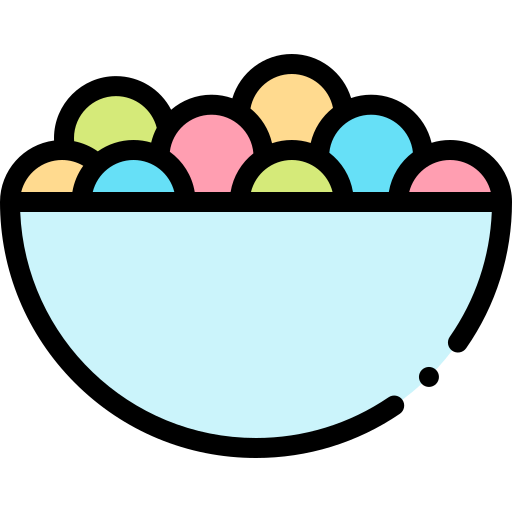 Candies Detailed Rounded Lineal color icon