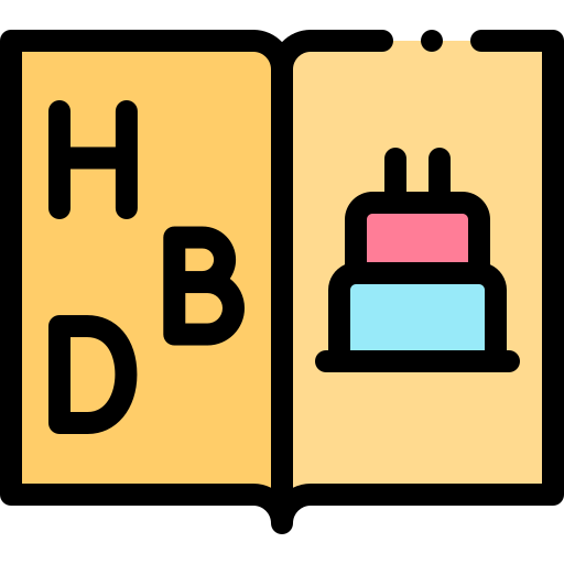 誕生日 Detailed Rounded Lineal color icon