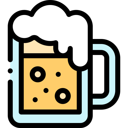 bierkrug Detailed Rounded Lineal color icon