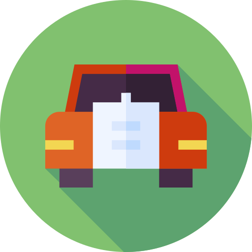 auto Flat Circular Flat icon