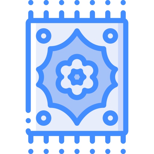 gebetsteppich Basic Miscellany Blue icon