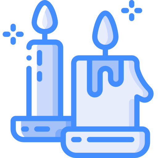 bougies Basic Miscellany Blue Icône