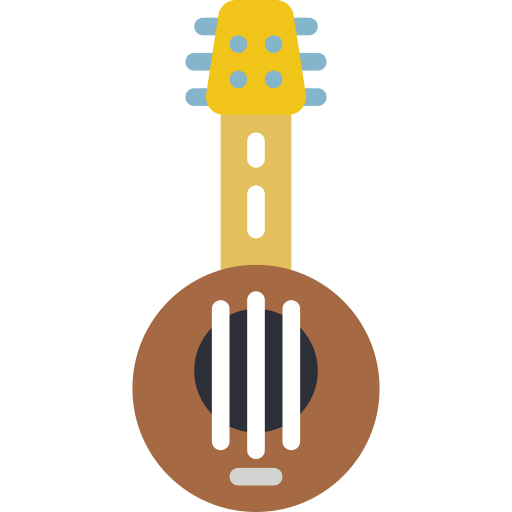 gitaar Basic Miscellany Flat icoon