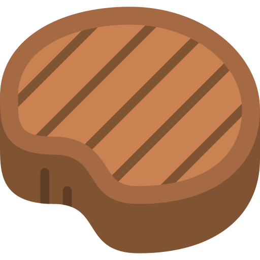 Steak Basic Miscellany Flat icon