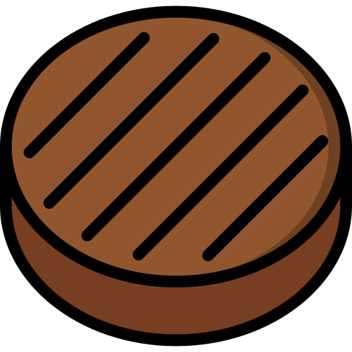 Burger Basic Miscellany Lineal Color icon