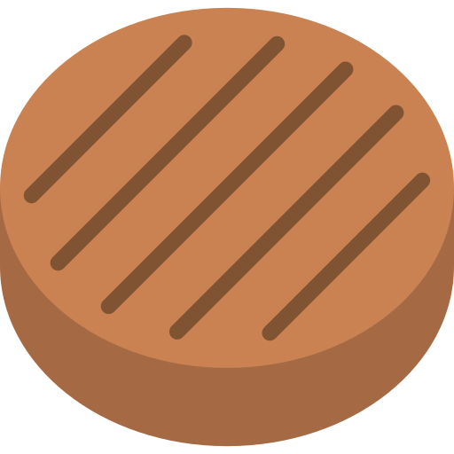 Бургер Basic Miscellany Flat иконка