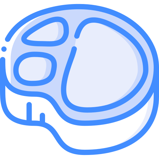 steak Basic Miscellany Blue icon