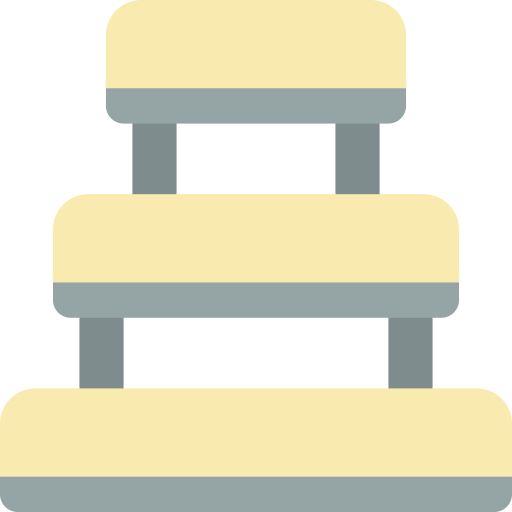 gelaagde taart Basic Miscellany Flat icoon