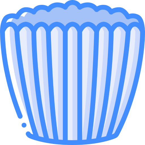 cupcake Basic Miscellany Blue Icône