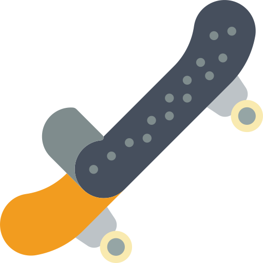 스케이트 보드 Basic Miscellany Flat icon