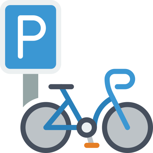 Bike parking Basic Miscellany Flat icon