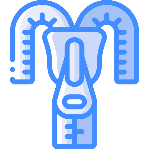 ジップ Basic Miscellany Blue icon