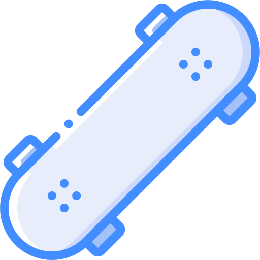 planche à roulette Basic Miscellany Blue Icône