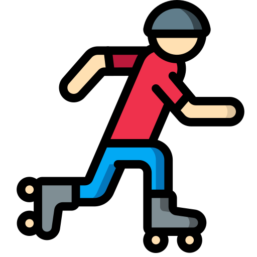 Skater Basic Miscellany Lineal Color icon